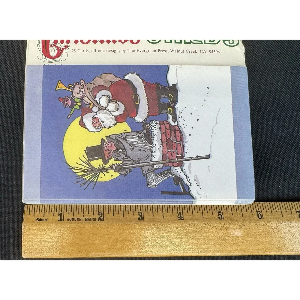 Vintage Christmas Postcards 25 Cards New Sealed Package